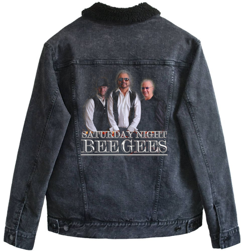 Bee Gees Saturday Night Fever 5 Unisex Sherpa-lined Denim Jacket | Artistshot