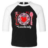 Happy Valentine's Day Lunch Lady Women Matching Toddler 3/4 Sleeve Tee | Artistshot