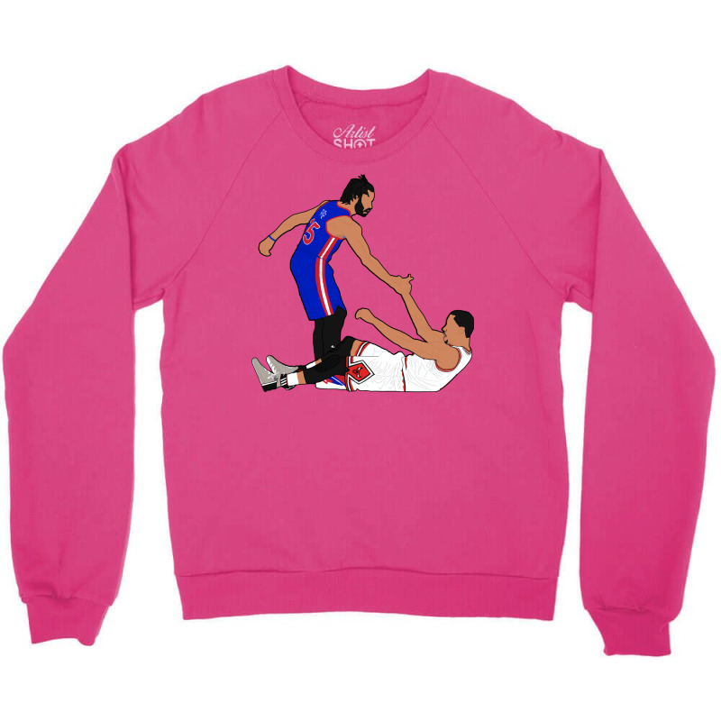 Derrick Fell Derrick Rose Pistons Crewneck Sweatshirt by andeekngueloc | Artistshot