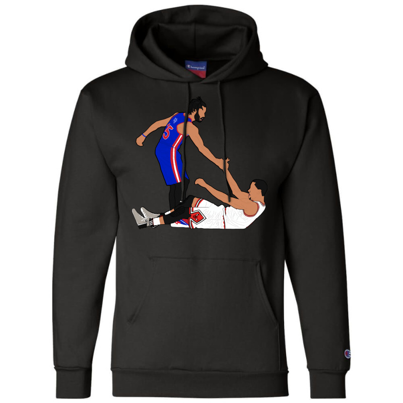 Derrick Fell Derrick Rose Pistons Champion Hoodie by andeekngueloc | Artistshot