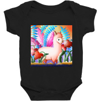 Llama In The Wonder Forest Baby Bodysuit | Artistshot