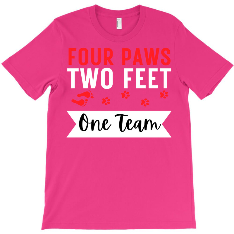 Dog Agility Four Paws Two Feet One Team T-Shirt by andeekngueloc | Artistshot