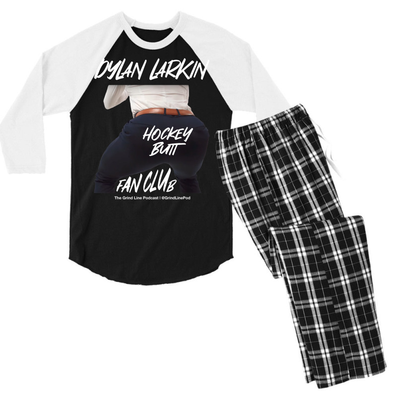 Dylan Larkin Hockey Butt Fan Club Men's 3/4 Sleeve Pajama Set by andeekngueloc | Artistshot