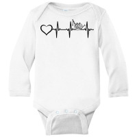 Bagpipe Heart Bagpiper Instrument Bagpiping Heartbeat Player T Shirt Long Sleeve Baby Bodysuit | Artistshot