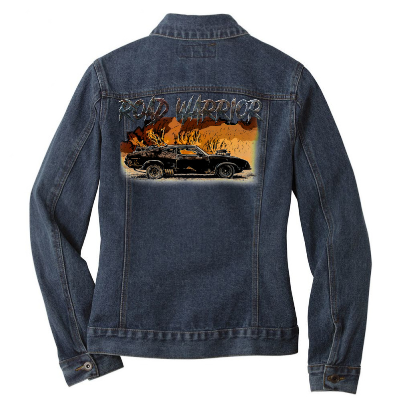 Road Warrior Ladies Denim Jacket by anakihysisb | Artistshot