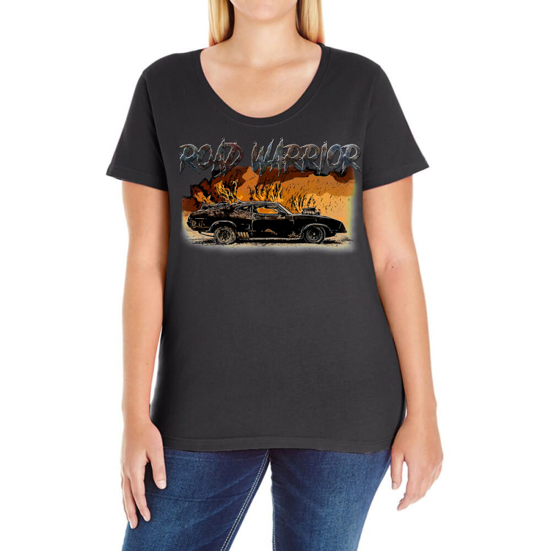 Road Warrior Ladies Curvy T-Shirt by anakihysisb | Artistshot