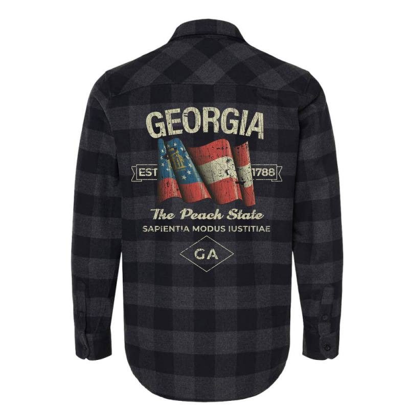 Georgia 1788 Flannel Shirt by djimadejmek9 | Artistshot