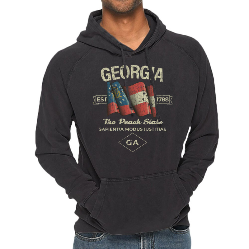 Georgia 1788 Vintage Hoodie by djimadejmek9 | Artistshot