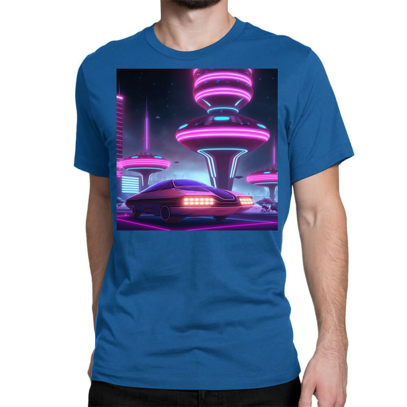 Future Cars Digital Art Classic T-shirt by Kailooma | Artistshot