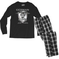 German Shepherd Men's Long Sleeve Pajama Set | Artistshot