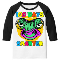 100th Day Of School Saying Smart Turtle 100 Days Smarter T Shirt Youth 3/4 Sleeve | Artistshot