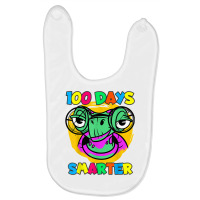 100th Day Of School Saying Smart Turtle 100 Days Smarter T Shirt Baby Bibs | Artistshot