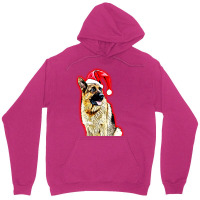 German Shepherd Xmas Unisex Hoodie | Artistshot