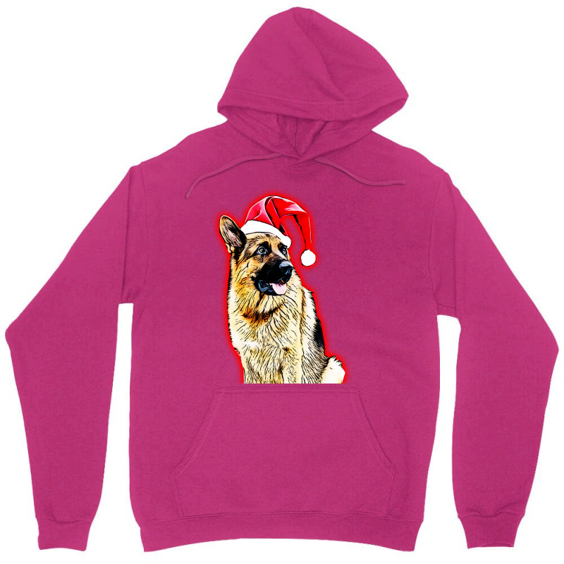 German Shepherd Xmas Unisex Hoodie by djimadejmek9 | Artistshot