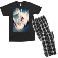 Explosive Ski Jump 11 Men's T-shirt Pajama Set | Artistshot