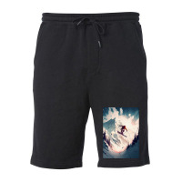 Explosive Ski Jump 11 Fleece Short | Artistshot