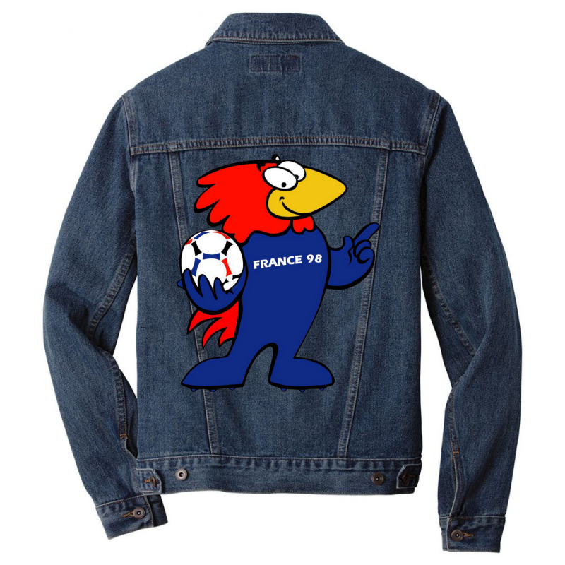 Footix 98 Men Denim Jacket by andeekngueloc | Artistshot