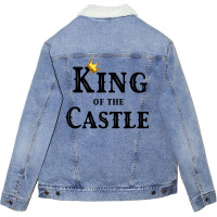 King Of The Castle Unisex Sherpa-lined Denim Jacket | Artistshot