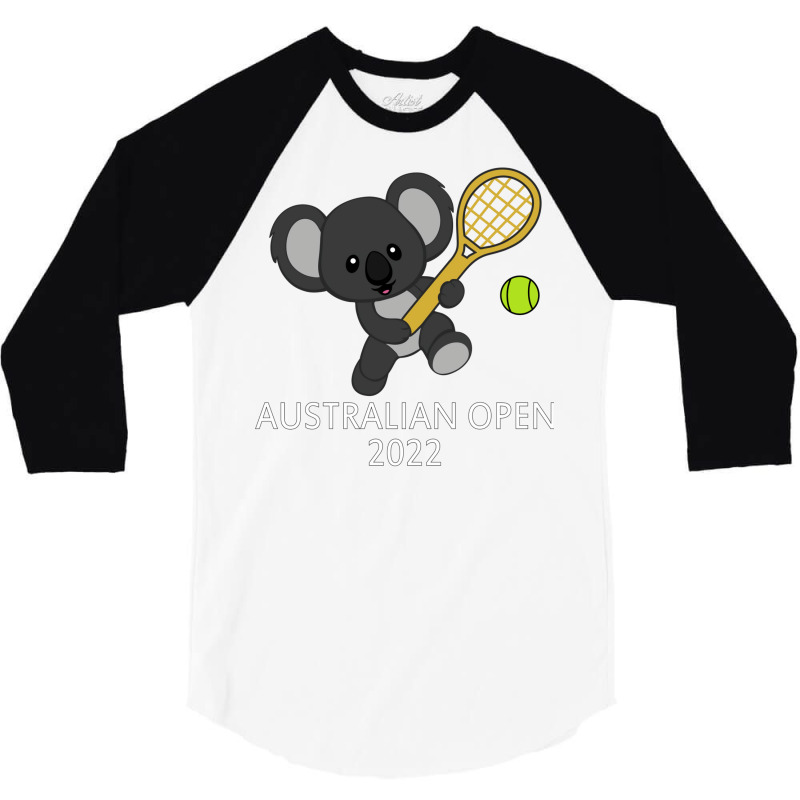 Funny Koala Tennis Australian Open 3/4 Sleeve Shirt by andeekngueloc | Artistshot