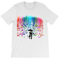 Kissing In The Rain T-shirt | Artistshot