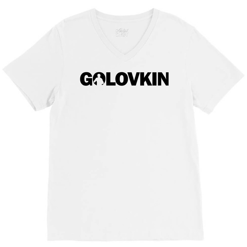 Golovkin V-Neck Tee by andeekngueloc | Artistshot