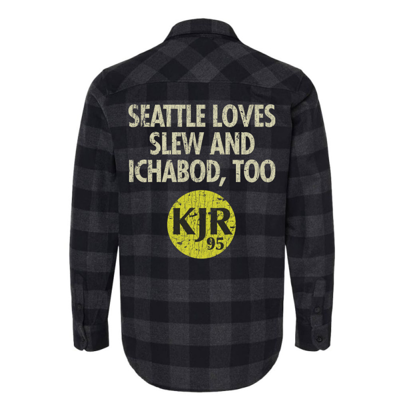 Kjr 95 Seattle Radio Flannel Shirt | Artistshot