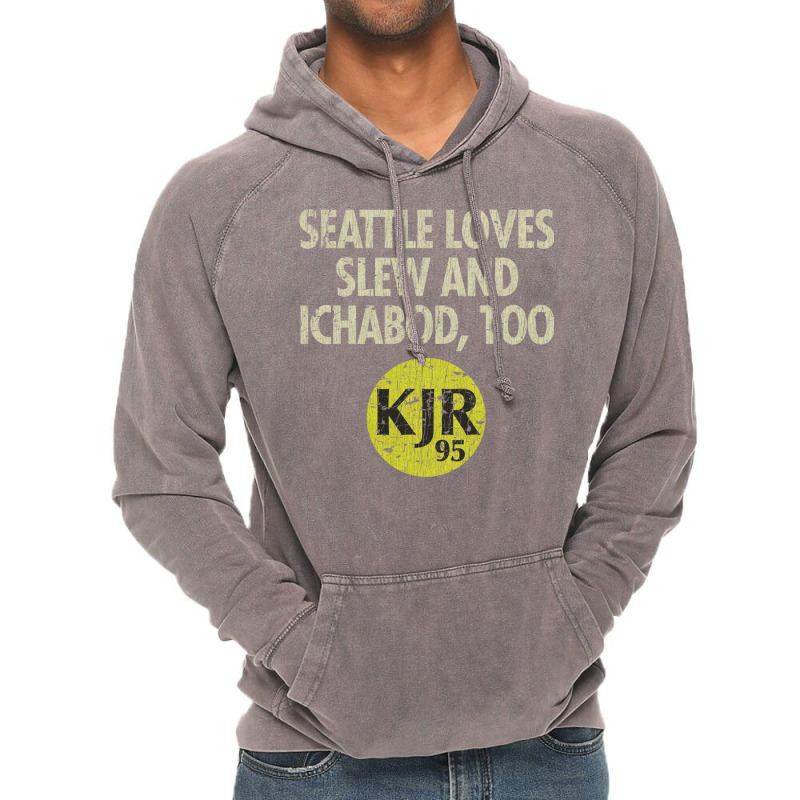 Kjr 95 Seattle Radio Vintage Hoodie | Artistshot