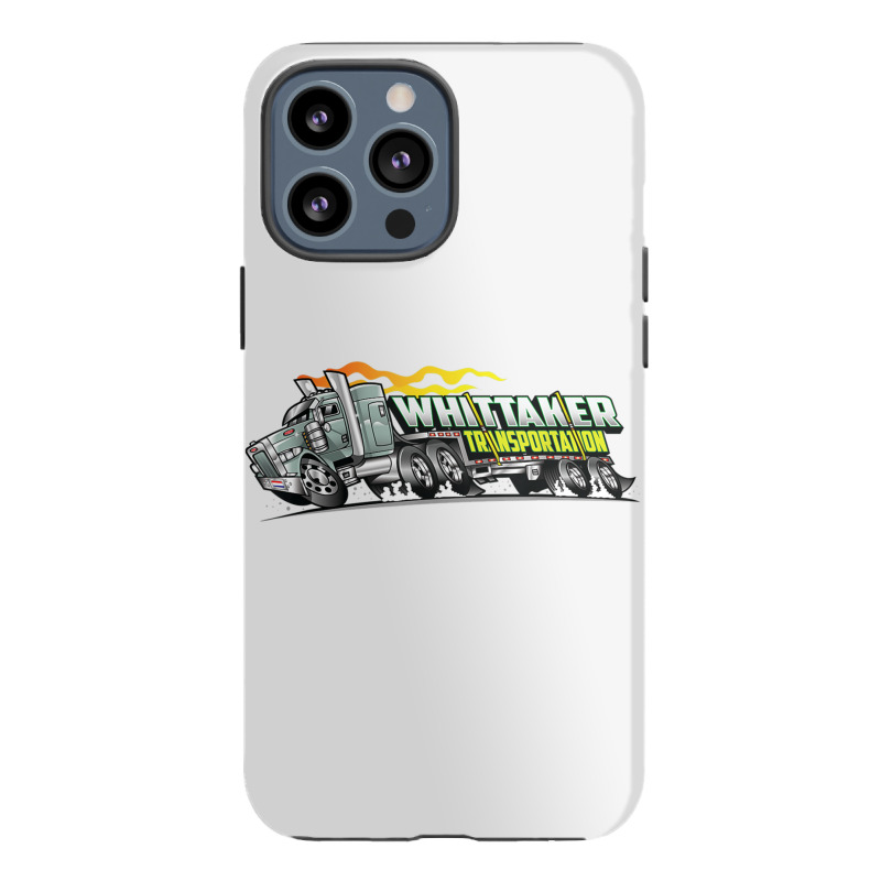 Whittaker Transport Cartoon Over The Road Semi Truck T Shirt Iphone 13 Pro Max Case | Artistshot