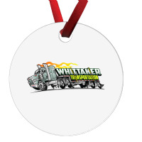 Whittaker Transport Cartoon Over The Road Semi Truck T Shirt Ornament | Artistshot