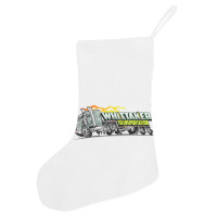 Whittaker Transport Cartoon Over The Road Semi Truck T Shirt Holiday Stocking | Artistshot