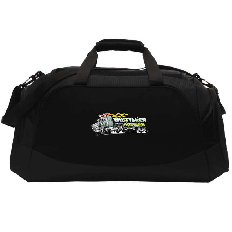 Whittaker Transport Cartoon Over The Road Semi Truck T Shirt Active Duffel | Artistshot