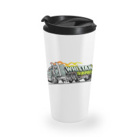 Whittaker Transport Cartoon Over The Road Semi Truck T Shirt Travel Mug | Artistshot