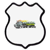 Whittaker Transport Cartoon Over The Road Semi Truck T Shirt Shield Patch | Artistshot