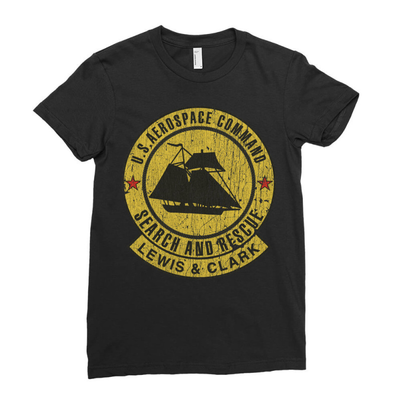 U.s.a.c. Lewis & Clark Crew Insignia Ladies Fitted T-Shirt by rowdenctrn5 | Artistshot