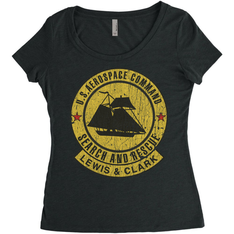 U.s.a.c. Lewis & Clark Crew Insignia Women's Triblend Scoop T-shirt by rowdenctrn5 | Artistshot