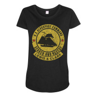 U.s.a.c. Lewis & Clark Crew Insignia Maternity Scoop Neck T-shirt | Artistshot