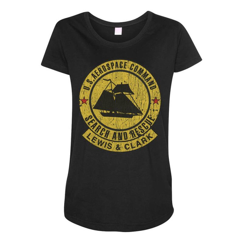 U.s.a.c. Lewis & Clark Crew Insignia Maternity Scoop Neck T-shirt by rowdenctrn5 | Artistshot