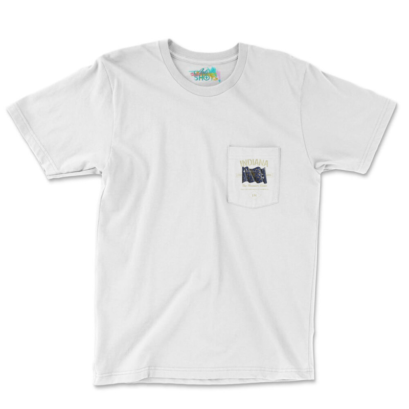 Indiana Hoosiers 1816 Pocket T-shirt | Artistshot