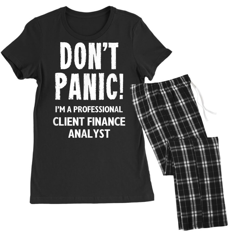 Client Finance Analyst T Shirt Women's Pajamas Set by latodorjnb | Artistshot