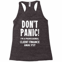 Client Finance Analyst T Shirt Racerback Tank | Artistshot