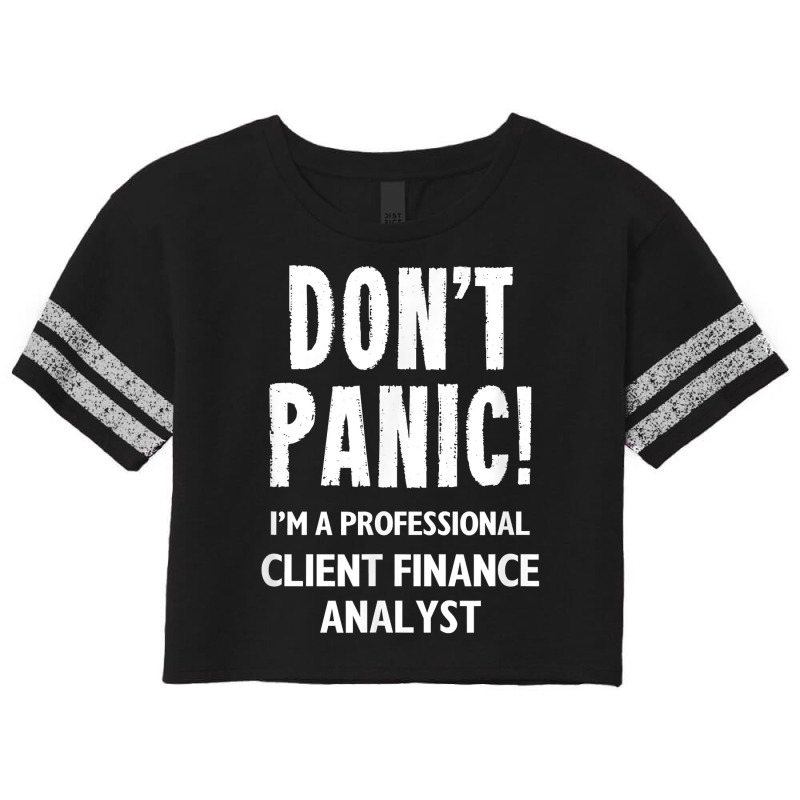 Client Finance Analyst T Shirt Scorecard Crop Tee by latodorjnb | Artistshot