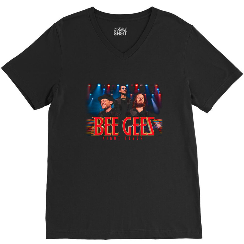 Bee Gees Saturday Night Fever 32 V-neck Tee | Artistshot