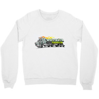 Womens Whittaker Transport Cartoon Over The Road Semi Truck V Neck T S Crewneck Sweatshirt | Artistshot