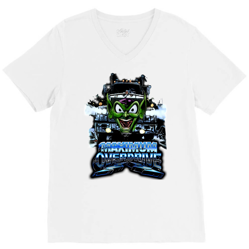 Maximum Overdrive V-Neck Tee by liipanedroyu | Artistshot