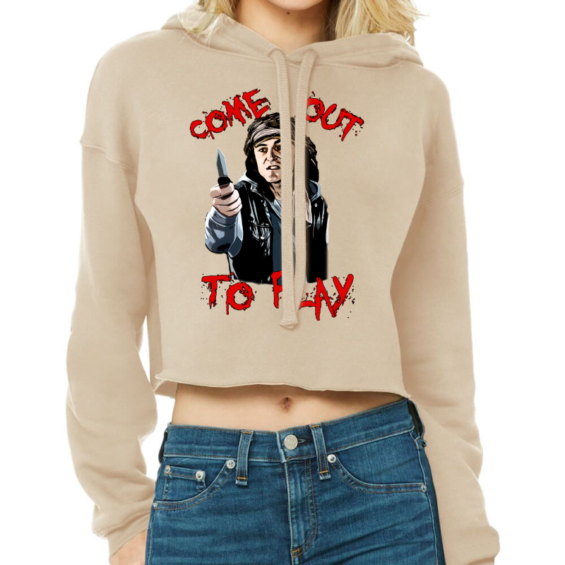 Come Out To Play Cropped Hoodie by meybysaveshf | Artistshot