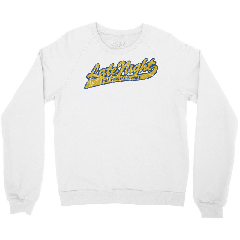 Late Night David Letterman Crewneck Sweatshirt | Artistshot