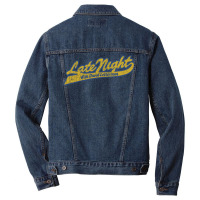 Late Night David Letterman Men Denim Jacket | Artistshot