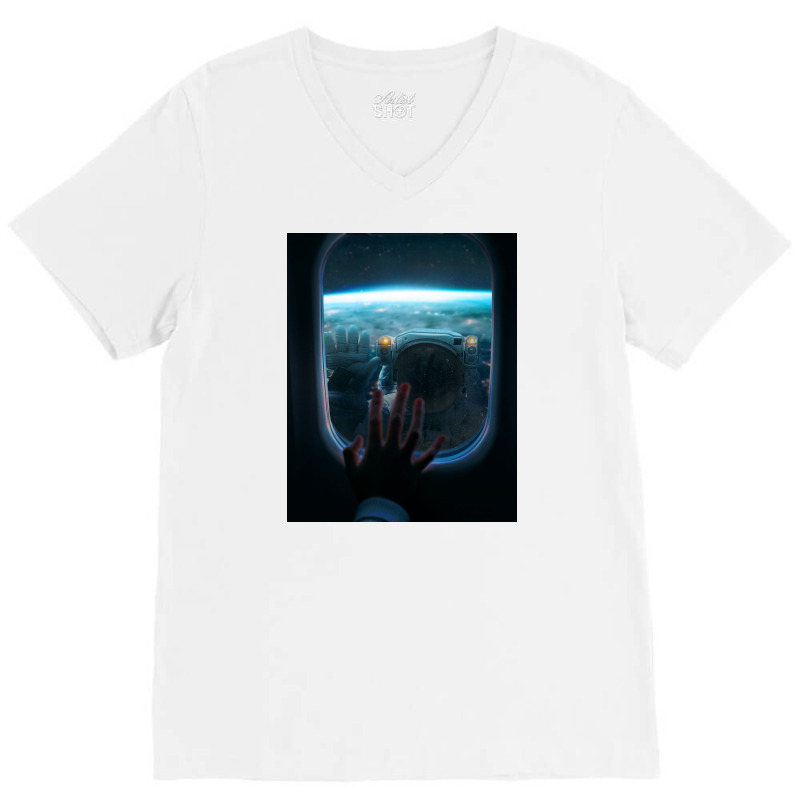 Lost In Space V2 V-Neck Tee by omerpsd | Artistshot