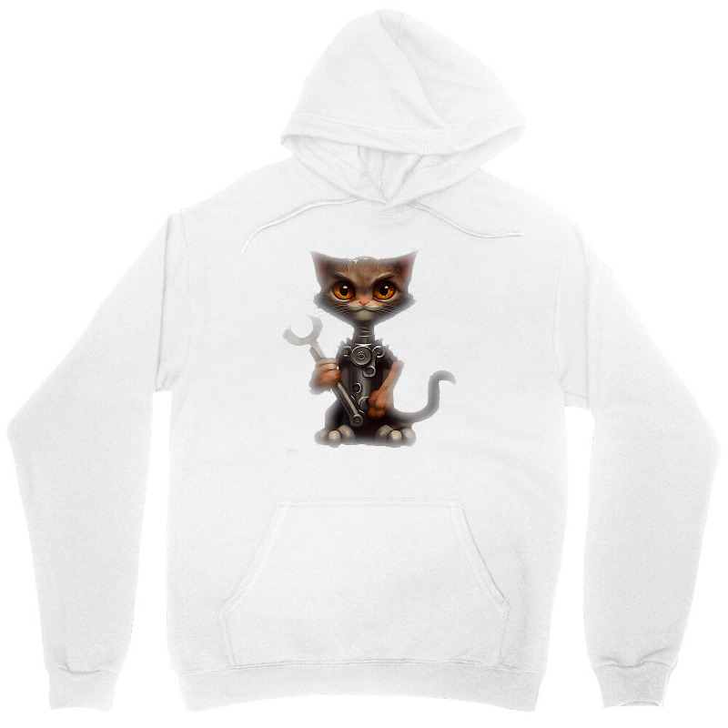 Cat Disguised Himself As A Socket Wrench T Shirt Unisex Hoodie by alph0r9bang | Artistshot