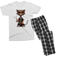 Cat Disguised Himself As A Socket Wrench T Shirt Men's T-shirt Pajama Set | Artistshot